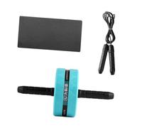 Mikinona Silent Ab Roller Wheel with Wide Stable Wheel Non-slip Handles Knee Pad and Jump Rope for Women Home Gym Exercise Lightweight Fitness Equipment for Core Strength Training