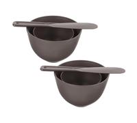 Mikinona Silicone Face Mask Mixing Bowl Set with Spatulas Skin-friendly Soft Silicone DIY Facial Mud Mask Bowls for Home and Beauty Salon Skincare Comprehensive Cosmetic Tool Kit