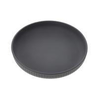 Mikinona Silicone Food Plate with Suction Cup Anti-Slip Elderly Feeding Aid Raised Edge Leakproof Design for Patients and Disabled Flexible Non-Tear Dinner Plate with Anti-Overflow Guard
