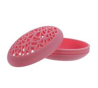 Mikinona Silicone Makeup Brush Storage Stand Creative Nest Design Organizer for Lipsticks Pens Brushes Practical and Durable Desktop Holder for Vanity Dressing Room Pink Color