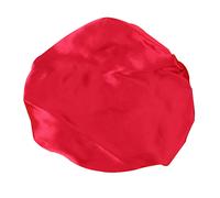 Mikinona Silk Women's Sleeping Hat Maternal Cap Elastic Comfortable Satin Bonnet for Sleeping Hair Bonnet for Frizzy Hair Dark Red