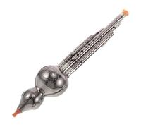 Mikinona Silver-plated C Key Hulusi Flute Lightweight Portable Three-tone Chinese Wind Instrument for Beginners Practice and Performance with Enhanced Sound Clarity and Build