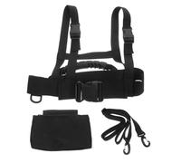 Mikinona Ski Learning Harness with Textured Handle Nylon Skiing Balance Belt for Skating and Snowboarding Training Easy Wear Anti-fall Traction Strap