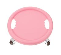 Mikinona Skid Abdominal Fitness Wheel Plate for Smooth Sliding Four Wheel Design Pressure Resistant Axles for Home Exercise Equipment Suitable for Men Beginners to Pros