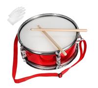 Mikinona Snare Drum Set for Marching Drum with Drumsticks Strap Gloves Creative Musical for Enhance Rhythm Concentration for Indoor Outdoor Fun