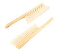 Mikinona Soft and Windowsills Hand Appliances Household for Handle Dust Surface 2pcs Brush with Wood Easy to Sweep Debris with Strong Comfortable Sofa