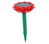 Mikinona Solar Powered Lotus Shaped Music Speaker for Garden and Courtyard Wireless Buddha Songs Player with Design Lightweight Outdoor Speaker for Buddhist Meditation and Home Decor