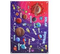 Mikinona Solar System Felt Story Board for Early Learning Interactive Space Storytelling with Colorful Felt Enhances Language Cognitive and Motor Skills