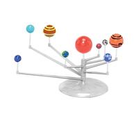 Mikinona Solar System Model Educational Planetary Model with Independent Rotating Rods for Stem Science Teaching Instrument Learning Planets and Sun Relationship