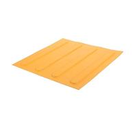 Mikinona Solid Orange 30x30cm Blind Bricks Paving Multifunctional Blind Boards Practical Sidewalk Floor Stickers for Visually Impaired Pedestrian Guidance Outdoor Walkway