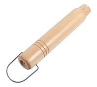 Mikinona Solid Wood Removable Pan Handle Replacement for Milk Pan and Small Saucepan, Stainless Steel Attachment, Anti-Scald Detachable Pot Handle for Japanese Style Soup Pot Accessories