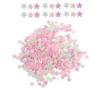 Mikinona Sprinkles with Comfortable Materials Pink Five Pointed 10 Pcs Resin Clay Creative Multipurpose Use for Nail Art and Craft Decorations for Bags and Ornaments