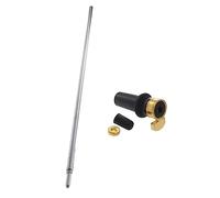 Mikinona Stainless Steel Cello Tail Post Support Rod with Knob Endpin for Flexible Height and Performance