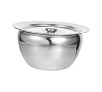 Mikinona Stainless Steel Mixing Bowls with Lids Thickened Non-Magnetic Oil Basin Kitchen Storage Container for Frying Oil Spice and Bacon Grease Safe Cooking Baking