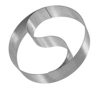 Mikinona Stainless Steel Rice Ball Mold Unique Tai Chi Dessert Baking Tool Reusable Pastry for Vegetable and Salad Preparation