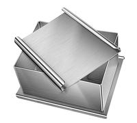 Mikinona Stainless Steel Tofu Press Mold Compact Lightweight Kitchen Tofu Maker with Drainage DIY for Home Vegan Cooking