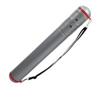 Mikinona Storage Tube Plastic Drawing Tube with Drop-Proof Design for Plan and Drawing Storage in Silver Random Color