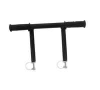 Mikinona Stroller Handle Extender Bar with Ergonomic Non-Slip Grip Adjustable Height Pushchair Armrest Bracket for Carriage and Buggy Comfort