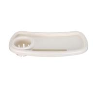 Mikinona Stroller Tray for Baby Toddler Plastic Snack Tray with Built-in Guardrail Clip on Design for Mealtime On-the-go Large Capacity Stroller Accessories