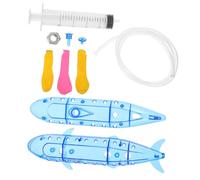 Mikinona Submarine Model Buoyancy Experiments Inflatable Submarine Bouyancy Bouyancy Experiment Small Apparatus for Blue Plastic