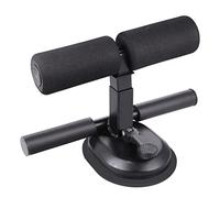 Mikinona Suction Cup Sit Up Assist Device for Home Fitness Abdominal Trainer for Men Women Durable Comfortable Waist Belly Exercise Tool Leg Muscle Training Equipment Black