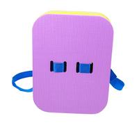 Mikinona Swim Training Float Eva Back Board for Adults Durable Non Tip Swimming Aid with Comfortable Grip Handle for Beginners Learning to Swim and Kickboard Practice Purple Medium