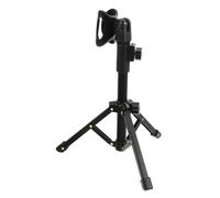 Mikinona Telescopic Boom Arm Microphone Stand Clip Low Profile Design for Desktop Sturdy Metal Constructi