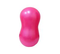 Mikinona Thicken Anti-burst Peanut Yoga Ball for Stability Training Pink Exercise Tool for Pilates Gym Workouts Core Strength Balance and Coordination Development