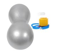 Mikinona Thicken Peanut Exercise Balls with Pump Burst Yoga Balls for Stability and Massage for Fitness Therapy and Pregnancy Relief