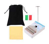 Mikinona Thumb Piano Key Kalimba Piano Portable Music Instrument Sky Blue for Beginners