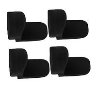 Mikinona Thumb Rest Pads Relieve Sore Thumbs Black 4pcs Silicone Clarinet Finger Cushions Instrument Accessories Convenient for Playing while Standing or Walking