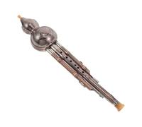 Mikinona Traditional Chinese Hulusi Flute B Key Beginner Gourd Wind Instrument with Triple Tone for Students and Adults Lightweight Portable Cucurbit Flute for Practice Performance and