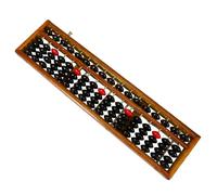 Mikinona Traditional Chinese Wooden Abacus Counting Tool Educational Arithmetic Bead Calculator for Students and Adults Vintage Style Math Learning Aid