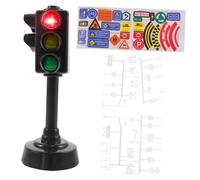 Mikinona Traffic Sign with Realistic Colors and Traffic Light Model Educational Cognitive for Early Childhood Transportation Teaching and Safety Awareness Development