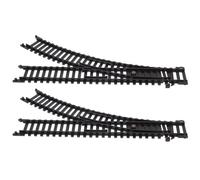Mikinona Train Track Replacement Parts Y-track Expansion for Railway Plastic Model Railroad Accessories for Creative Train Track Building and Educational Play
