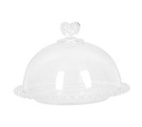 Mikinona Transparent Cake Cover with Lid Versatile Dessert Storage Tray for Home and Restaurant Use Fine Craftsmanship Keeps Food Fresh and Visible