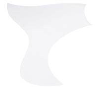 Mikinona Transparent Pet Guitar Pickguard Sticker Narrow Flying Bird Shape for Acoustic Guitars Anti-scratch Protective Film Lightweight Self-adhesive