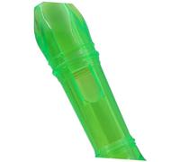 Mikinona Transparent Soprano Recorder Flute Music Instrument Green Abs Material Accurate Tones Beginner Friendly Wind Instrument for Hand Coordination and