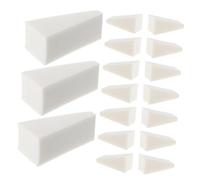 Mikinona Triangle Makeup Wedges Cosmetic Foundation Sponge 40Pcs Mini Size 5X2.5X2.2Cm Washable Beauty Tools for Even Blending on The Go Touchups and Professional Makeup