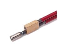 Mikinona Truss Rod Guitar Accessory 310mm Two Way Dual Truss Rod with Brass Two Heads Type for Guitar and Bass, Easy to Install with Strong Durability, Model Gh17 in Red