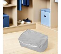 Mikinona Turntable Case Vinyl Record Player Dust Cover Accessories for Turntable Gramophone Case Dust Covers Vintage Gramophone Vinyl Record Player Silver