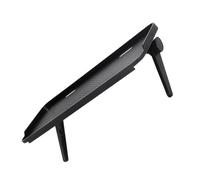 Mikinona Tv Screen Top Riser Shelf for Media Devices and Office Storage Flat-screen Monitor Stand with Solid Load Bearing Space-saving Display Rack for Routers Dvd Players Speakers Easy