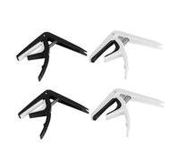 Mikinona Ukulele Guitar Capo Abs Material Plastic Tone Modified Clamp 4pcs Comfortable Touch Protects Instrument for Professionals and Music Teachers