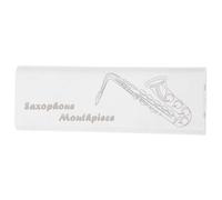 Mikinona Unique Oboe Reed Holder Plastic Craft Storage Container for Organizing Reeds Black Base and Yellow Slots