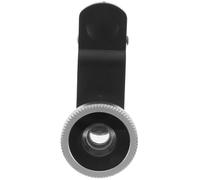 Mikinona Universal 3-in-1 Cell Phone Camera Lens Kit with Fisheye, Macro, and Wide Angle Lenses for Smartphone Photography, Portable Clip-on Silver Lens Attachment for Travel and Outdoor