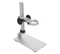 Mikinona Universal Aluminium Alloy Microscope Stand with 35mm Inner Diameter, Dependable Durability and Height Adjustable Design, Suitable for Chemistry and Biology Laboratories
