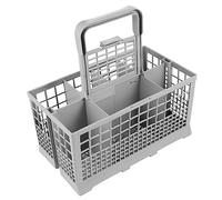 Mikinona Universal Cutlery Dishwasher Basket Organizer with Drain Holes, Kitchen Silverware Holder Compatible with Household Dishwashers for Efficient Storage and Drying