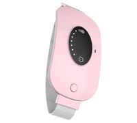 Mikinona USB Electric Menstrual Heating Pad for Period Cramps with Skin-Friendly Elastic Fiber Portable Washable Relief Waistband for Women LED Touch Control USB Rechargeable Comfortable