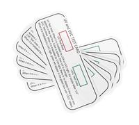 Mikinona Uv Uvc Testing Cards 6pcs Paper Indicator Strips for Uv Light and Uvc Detection Indoor Test Accurate Sensor for Beard Dragon Accessories