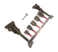 Mikinona Vintage Dragon Pattern Chime Instrument Bronze Percussion with Ancient Chinese Motif Traditional Home Decor for Cultural Celebrations and Festive Performances